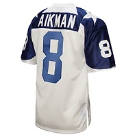 Maillot de joueur retraité authentique rétro 1994 des Cowboys Dallas Mitchell & Ness Troy Aikman pour homme