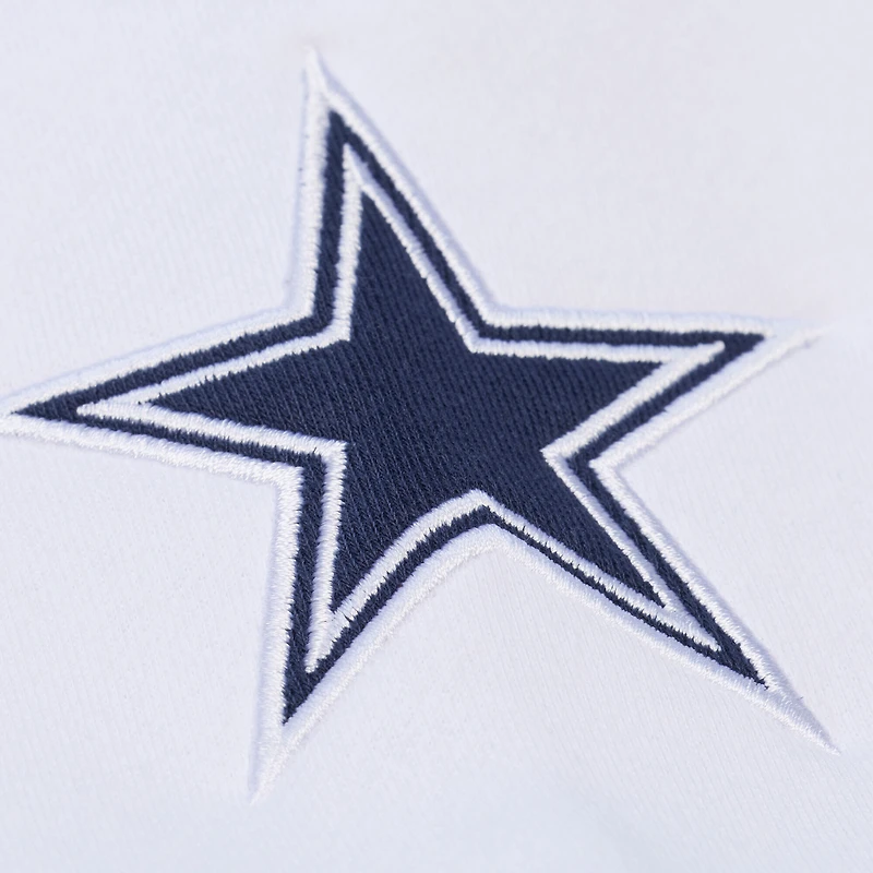 Men's Mitchell & Ness White Dallas Cowboys Out Fleece Sweatshirt