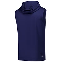 Sweat à capuche sans manches MSX by Michael Strahan bleu marine Dallas Cowboys Action pour homme