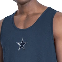 Débardeur homme MSX by Michael Strahan bleu marine Dallas Cowboys Energy à col rond