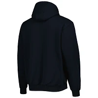 Sweat à capuche zippé intégral doublé thermique Dallas Cowboys bleu marine pour homme