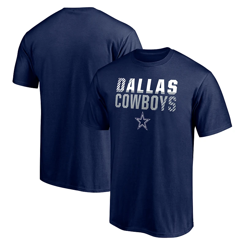 Men's Navy Dallas Cowboys Fade Out T-Shirt