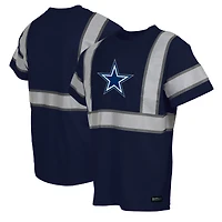 Men's Navy Dallas Cowboys Safety Heavyweight T-Shirt