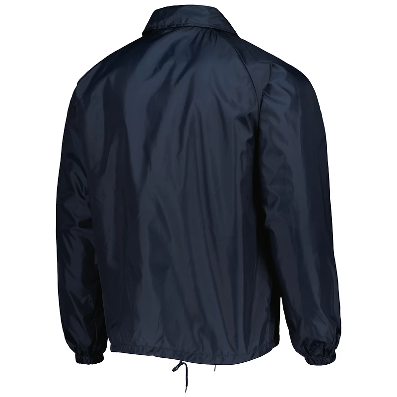 Veste coupe-vent à boutons-pression classiques Dunbrooke Dallas Cowboys pour homme bleu marine