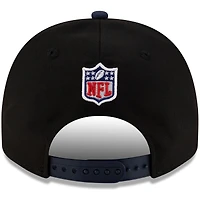 Casquette snapback 9FIFTY A-Frame noire/bleu marine pour homme des Cowboys de Dallas, draft NFL 2025