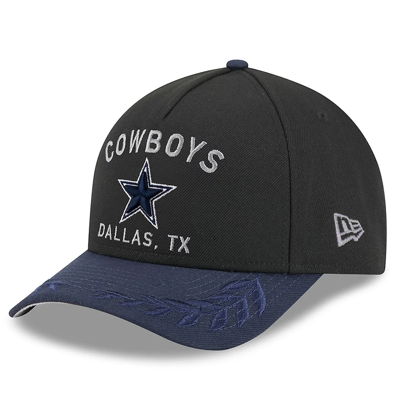 Men's New Era /Navy Dallas Cowboys 2025 NFL Draft 9FORTY A-Frame M-Crown Adjustable Hat