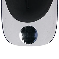 Men's New Era Black/Navy Dallas Cowboys 2025 NFL Draft 9FORTY M-Crown A-Frame Adjustable Hat
