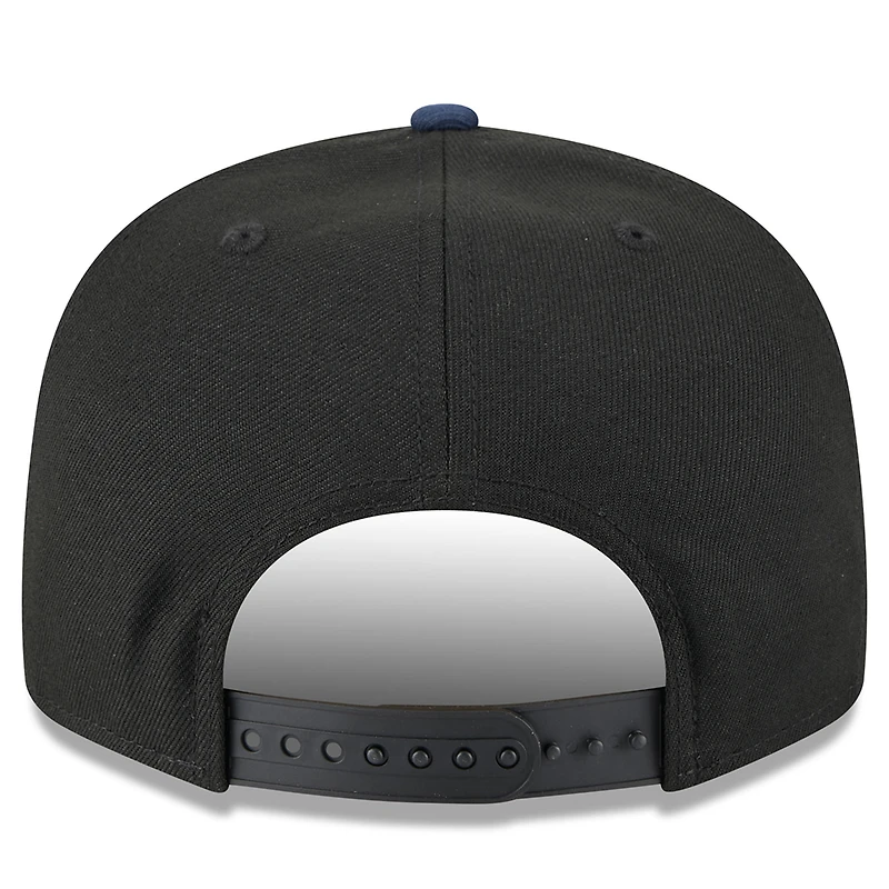 Men's New Era Black/Navy Dallas Cowboys Nickelodeon Slime 9FIFTY Snapback Hat