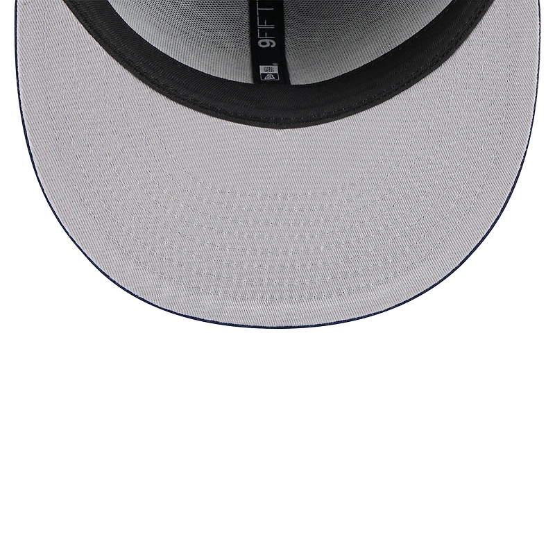 Casquette Snapback Nickelodeon Slime 9FIFTY noire/bleu marine des Cowboys de Dallas New Era pour homme