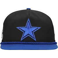 Casquette snapback Dallas Cowboys Star Golfer pour homme New Era noire/bleu royal