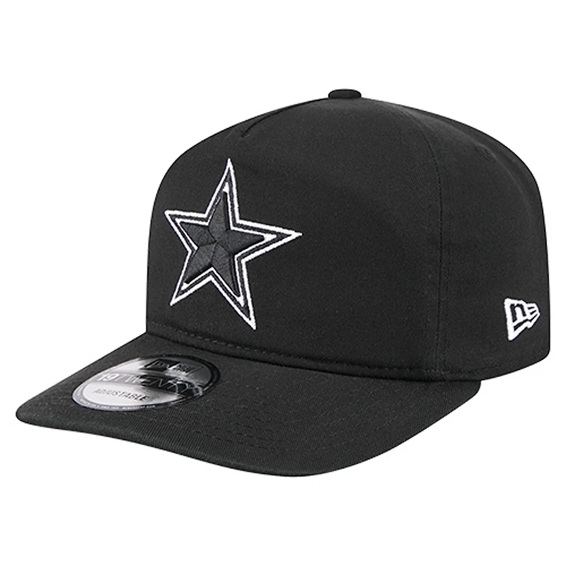 Men's New Era  Black/White Dallas Cowboys 19TWENTY Adjustable Hat