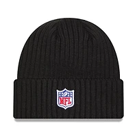 Bonnet en tricot à revers noir Dallas Cowboys 2024 NFL Crucial Catch pour homme New Era