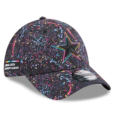 Men's New Era  Black Dallas Cowboys 2025 NFL Crucial Catch 39THIRTY Flex Hat