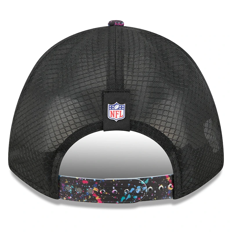 Men's New Era Black Dallas Cowboys 2025 NFL Crucial Catch 9FORTY Adjustable Hat