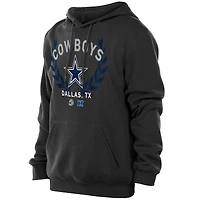 Sweat à capuche noir New Era pour homme, Dallas Cowboys, NFL Draft 2025