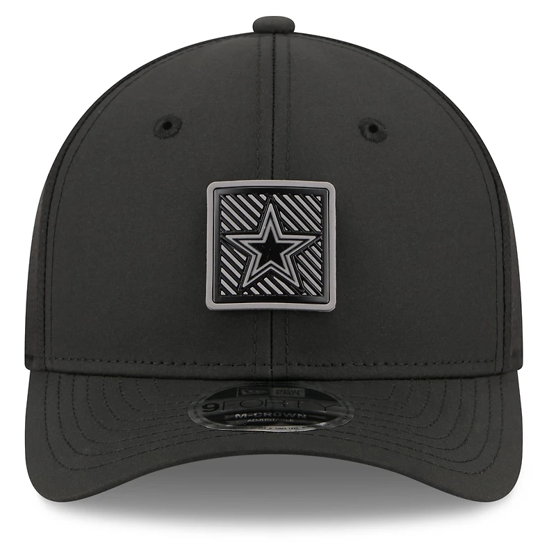 Men's New Era Black Dallas Cowboys 2026 NFL Training Camp 9FORTY Adjustable Hat