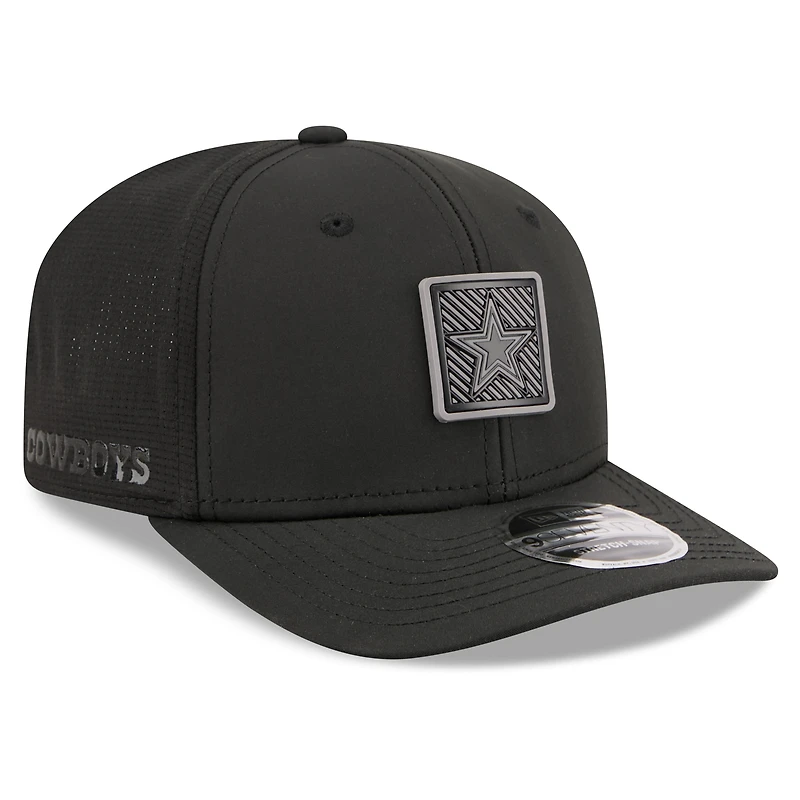 Casquette ajustable New Era noire Dallas Cowboys 2026 NFL Training Camp 9SEVENTY pour homme
