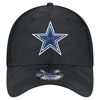 Casquette 39THIRTY Flex noire à motif camouflage actif Dallas Cowboys de New Era pour homme