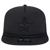 Casquette de golf à visière snapback Active Tone Dallas Cowboys New Era noire pour homme