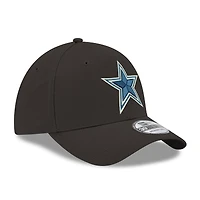 Casquette New Era noire Dallas Cowboys Core Team 39THIRTY Flex pour homme