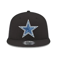 Men's New Era  Black Dallas Cowboys Core Team 9FIFTY Trucker Snapback Hat