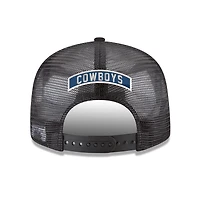 Men's New Era  Black Dallas Cowboys Core Team 9FIFTY Trucker Snapback Hat
