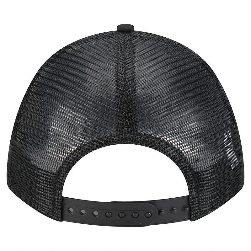 Men's New Era  Black Dallas Cowboys Gradient 9FORTY Adjustable Hat