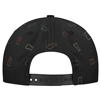 Men's New Era  Black Dallas Cowboys Gummy Golfer Snapback Hat