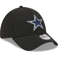 Casquette Flex 39THIRTY Main des Dallas Cowboys New Era pour homme, noire