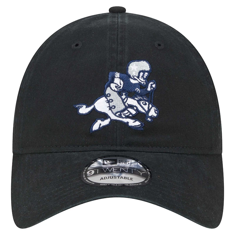 Casquette ajustable Main 9TWENTY Dallas Cowboys noire New Era pour homme