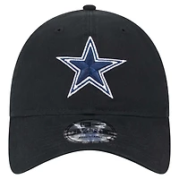 Men's New Era  Black Dallas Cowboys Main 9TWENTY Adjustable Hat