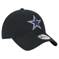 Men's New Era  Black Dallas Cowboys Main 9TWENTY Adjustable Hat