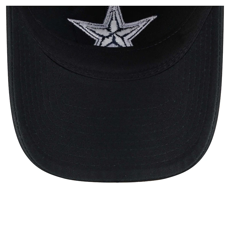 Men's New Era  Black Dallas Cowboys Main 9TWENTY Adjustable Hat