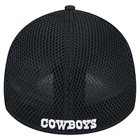 Casquette New Era noire Dallas Cowboys Main B-Dub Neo 39THIRTY Flex pour homme