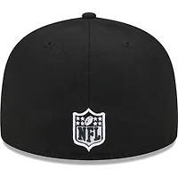 Casquette ajustée 59FIFTY pour hommes des Dallas Cowboys New Era noire avec écusson principal