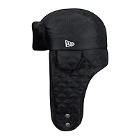 Men's New Era Black Dallas Cowboys Quilted Trapper Hat