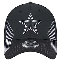 Casquette flexible Sport Night Active 39THIRTY des Dallas Cowboys New Era noire pour hommes