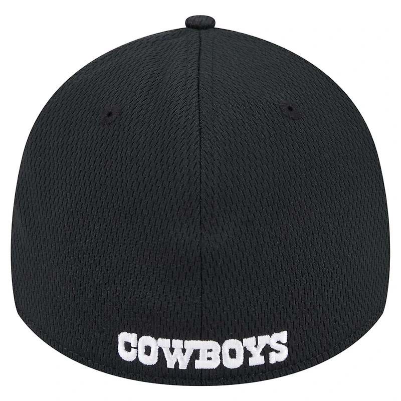 Casquette flexible Sport Night Active 39THIRTY des Dallas Cowboys New Era noire pour hommes