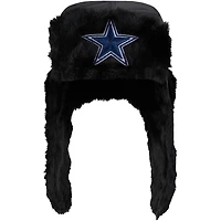 Men's New Era  Black Dallas Cowboys Trapper Hat