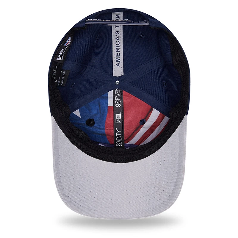 Men's New Era Blue/Silver Dallas Cowboys 2026 NFL Draft 9SEVENTY Adjustable Hat