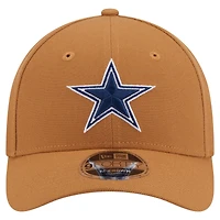 Casquette ajustable Main 9FORTY M-Crown bronze des Cowboys de Dallas New Era pour homme