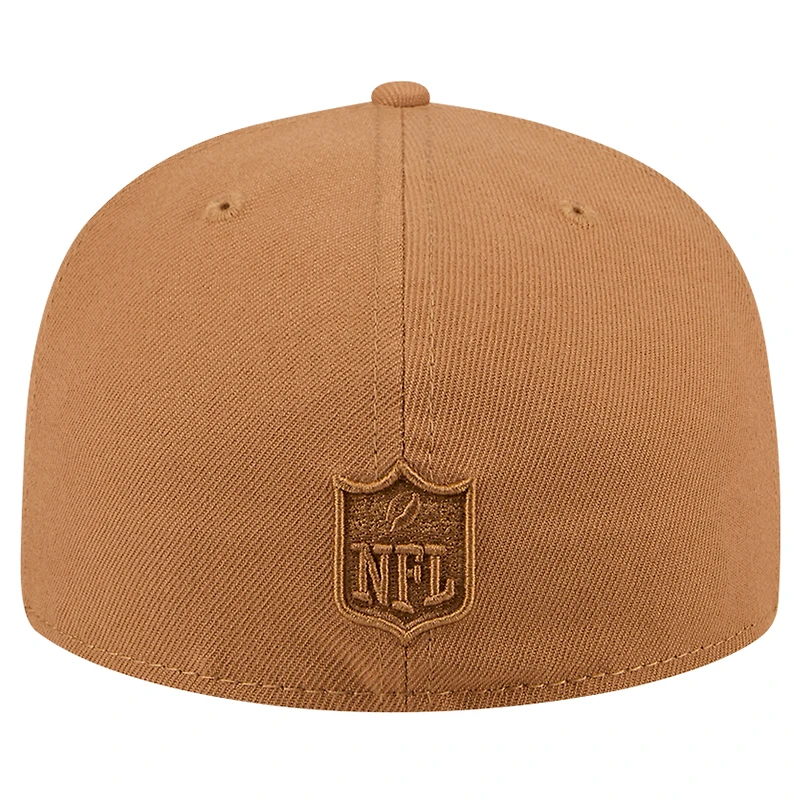 Casquette ajustée 59FIFTY marron des Dallas Cowboys New Era pour hommes