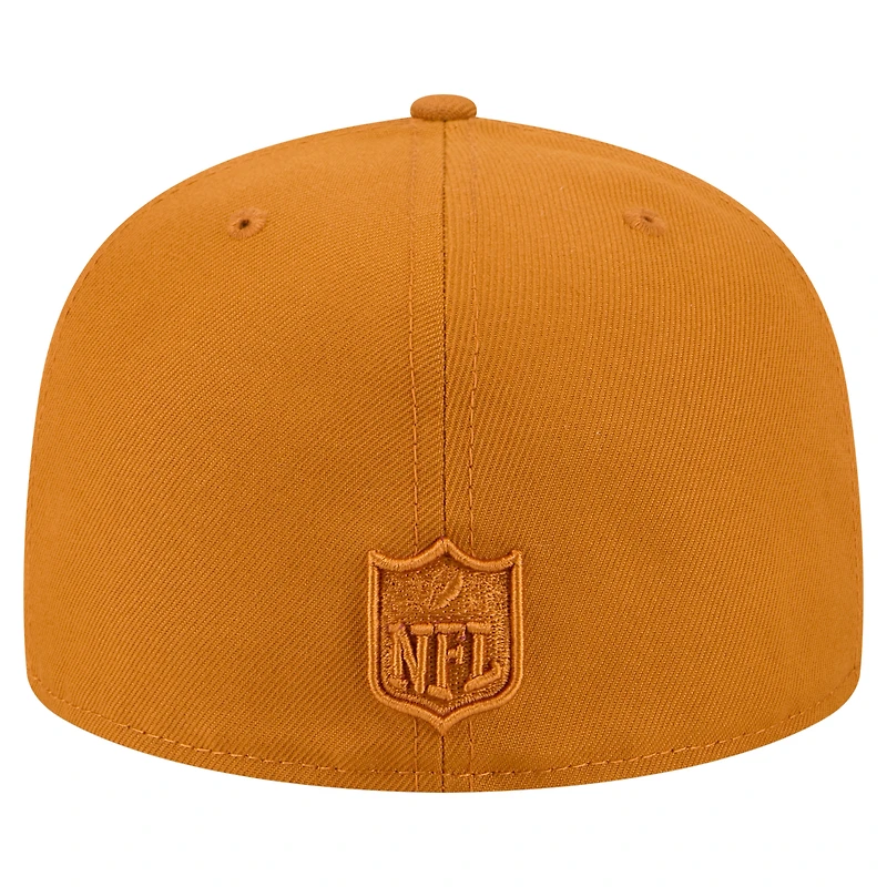 Casquette ajustée A-Frame 59FIFTY marron pour homme des Cowboys de Dallas New Era
