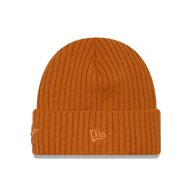 Bonnet à revers en tricot color-pack marron Dallas Cowboys de New Era pour homme