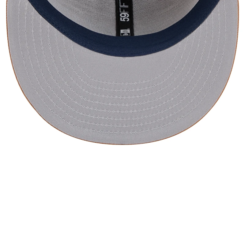 Casquette ajustée 59FIFTY pour homme avec patch latéral et pack de couleurs Dallas Cowboys New Era marron