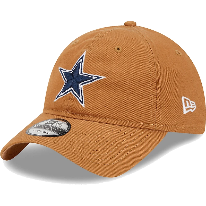 Men's New Era  Brown Dallas Cowboys  Main Core Classic 2.0 9TWENTY Adjustable Hat