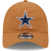 Men's New Era  Brown Dallas Cowboys  Main Core Classic 2.0 9TWENTY Adjustable Hat