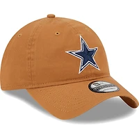 Men's New Era  Brown Dallas Cowboys  Main Core Classic 2.0 9TWENTY Adjustable Hat