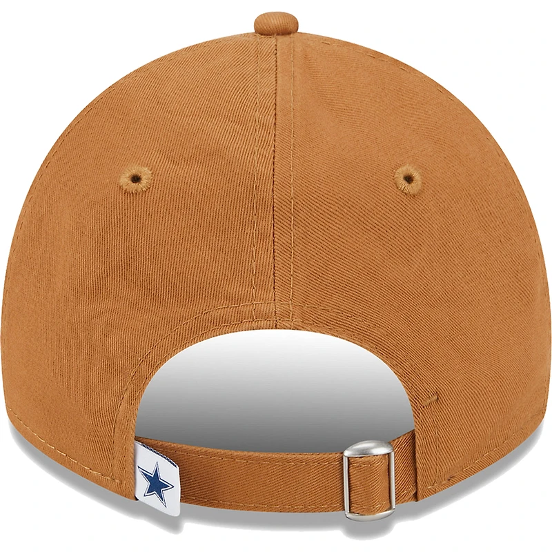 Casquette réglable Main Core Classic 2.0 9TWENTY des Dallas Cowboys New Era pour homme, marron