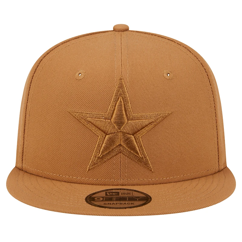 Casquette Snapback 9FIFTY Dallas Cowboys marron New Era pour homme